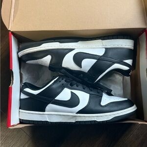 Nike Dunk Low Retro in White and Black panda dunks